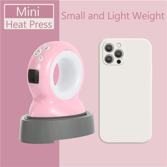 Mini Heat Press Machine for T Shirts Portable Automatic Easy Heat Press - Picture 2 of 7